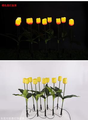 照亮花園的夢境 LED郁金香燈點亮庭院的詩意之美